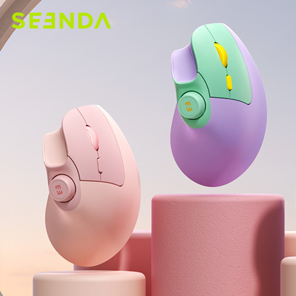 Ergonomic Mouse Vertical - Mouse wireless ergonomico Bluetooth 2.4G Seenda