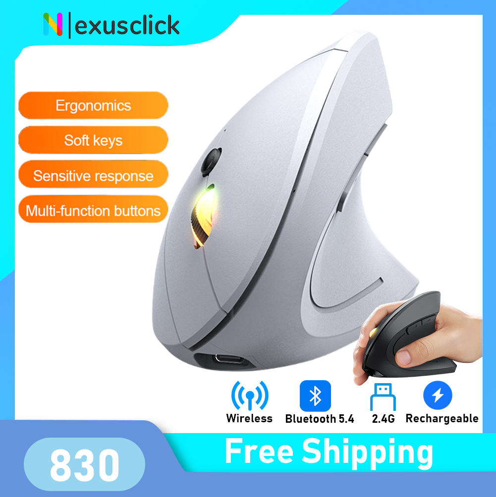 Mouse Wireless Bluetooth 2.4GH - Ergonomic Mouse Vertical recensione e prezzo