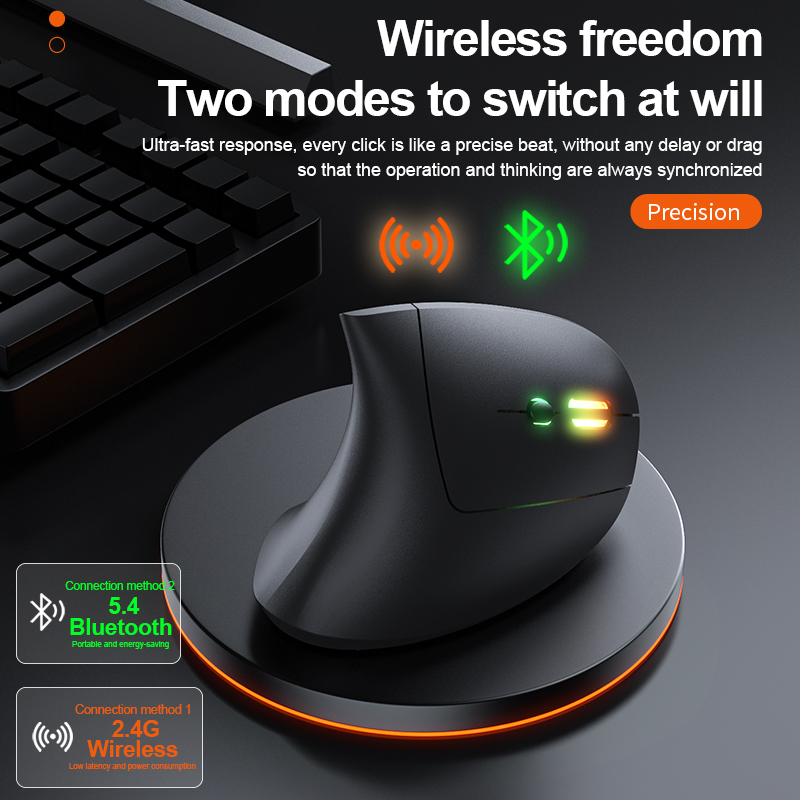 Mouse Wireless Bluetooth 2.4GH - Ergonomic Mouse Vertical recensione e prezzo