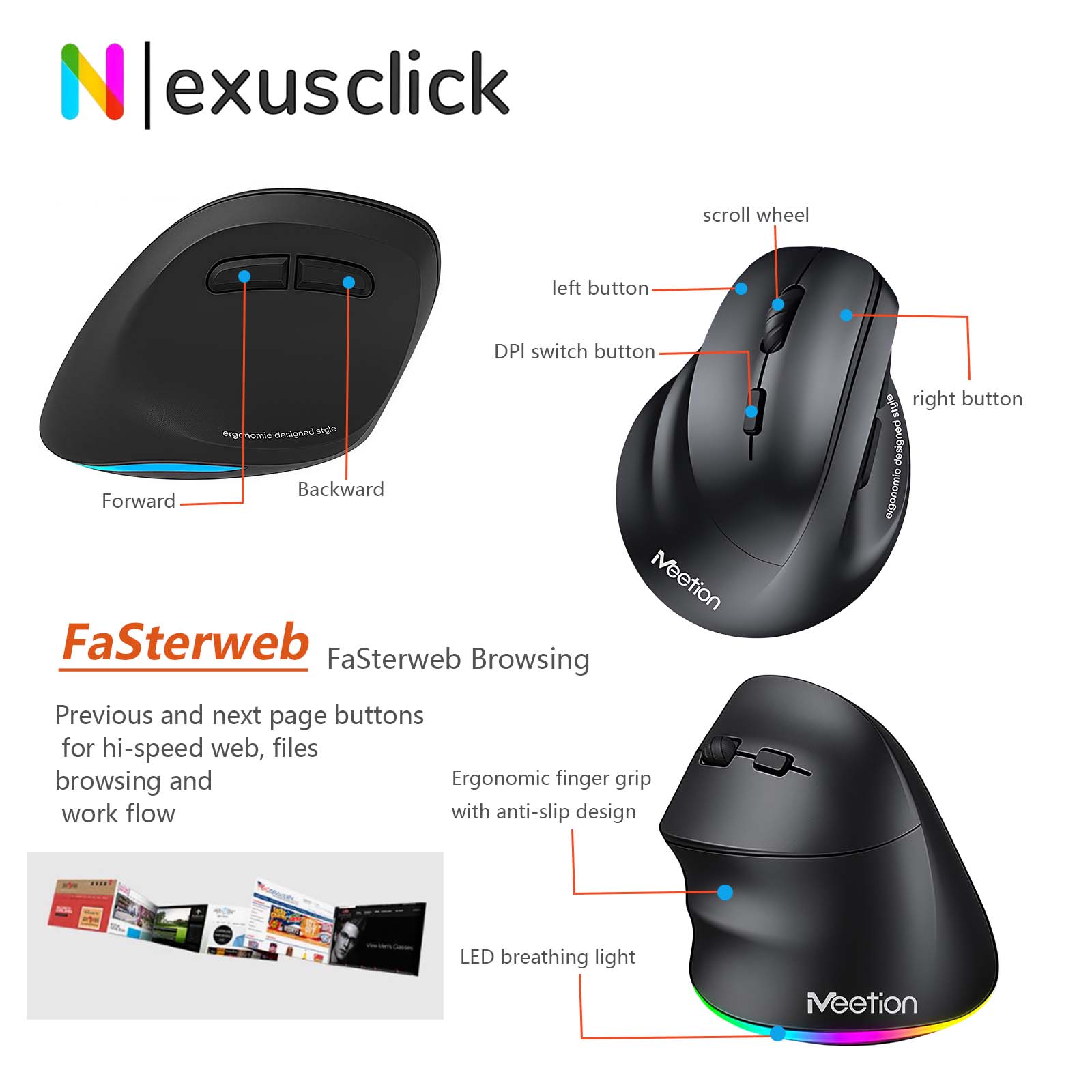 Mouse Verticale Ergonomico Wir - Ergonomic Mouse Vertical recensione e prezzo