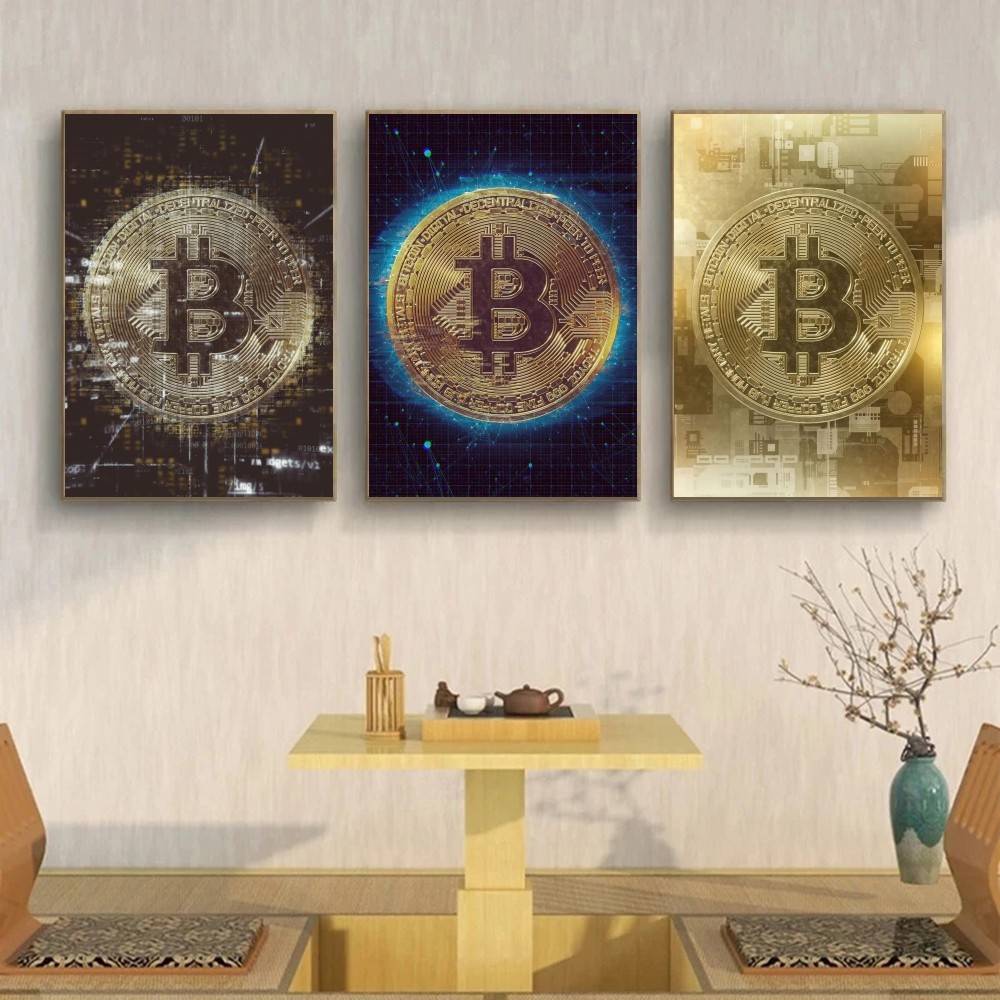 Poster Cyber Tech Circuit Gold - Tech Office Wallpaper recensione e prezzo