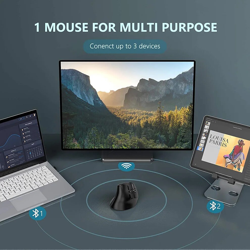 Mouse wireless JOMAA 2.4G Mous - Ergonomic Mouse Vertical recensione e prezzo